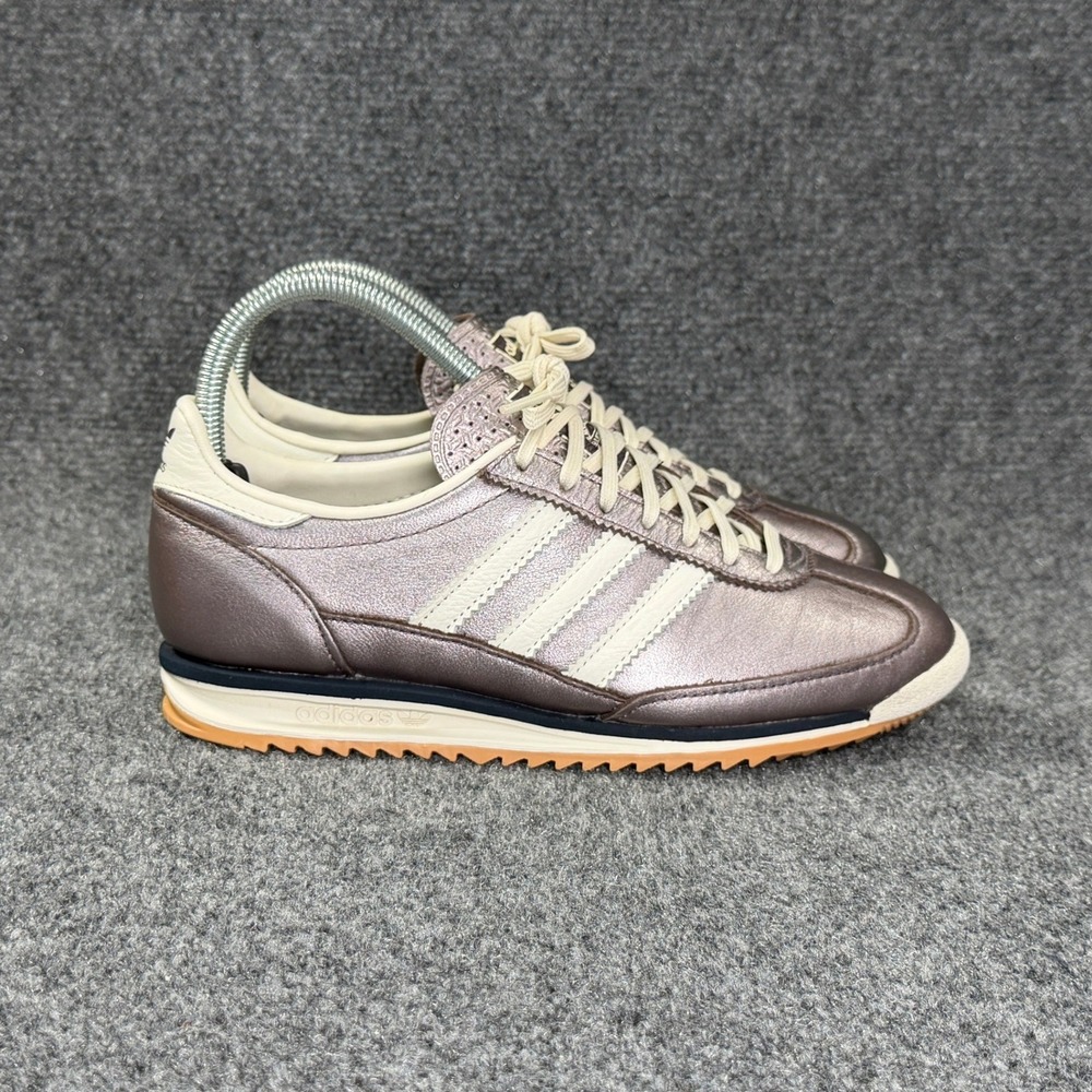 Adidas SL 72 OG Retro Running Sneakers Women's 6.5 Aurora Black Metallic Purple